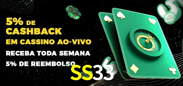 Promoções do cassino ao Vivo SS33
